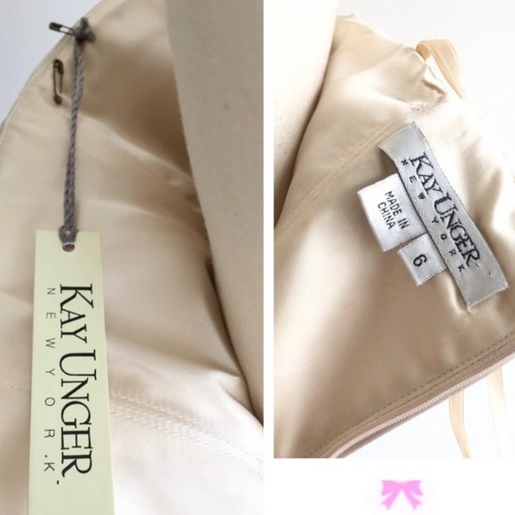 SOLD on another platform …..Kay Unger Champagne Strapless ,🚚FREE SHIPPING🚚 - Picture 6 of 9